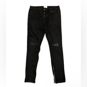 Fear of god skinny leg zip jeans